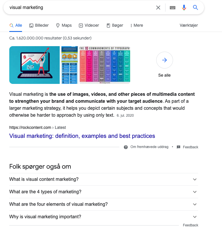 featured snippet